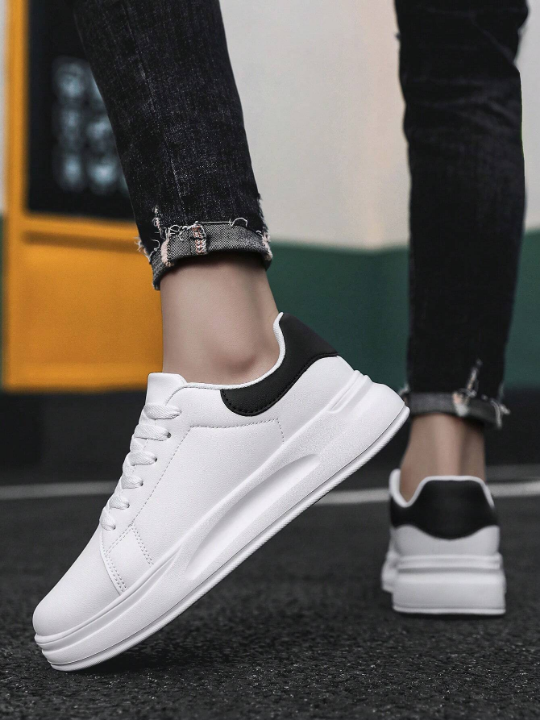 Couples Casual Shoes, Unisex Sneakers For Men Women, Spring Summer New Style, Student Back To School Sport Shoes, White, Large Size 36-42, Non-Slip Work Shoes