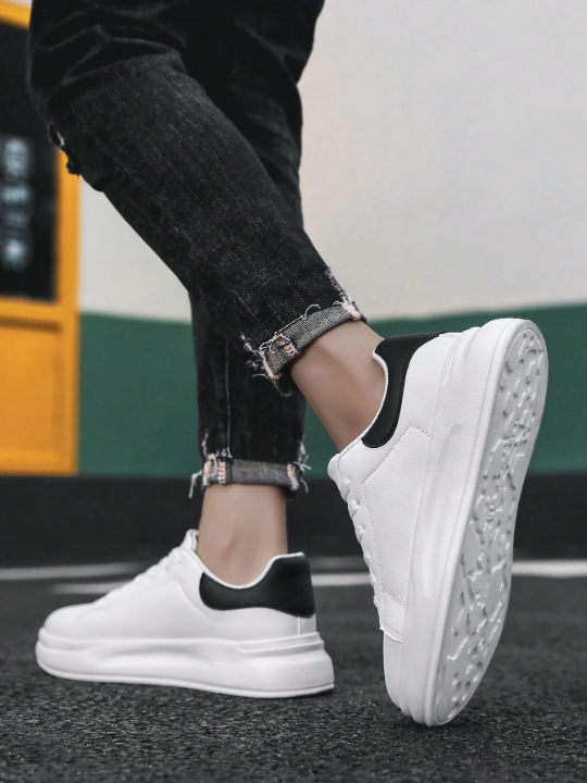 Couples Casual Shoes, Unisex Sneakers For Men Women, Spring Summer New Style, Student Back To School Sport Shoes, White, Large Size 36-42, Non-Slip Work Shoes