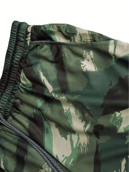 Running Men's Camouflage Sports Shorts For Summer