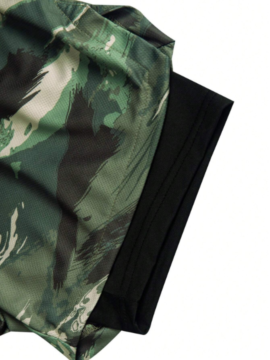 Running Men's Camouflage Sports Shorts For Summer