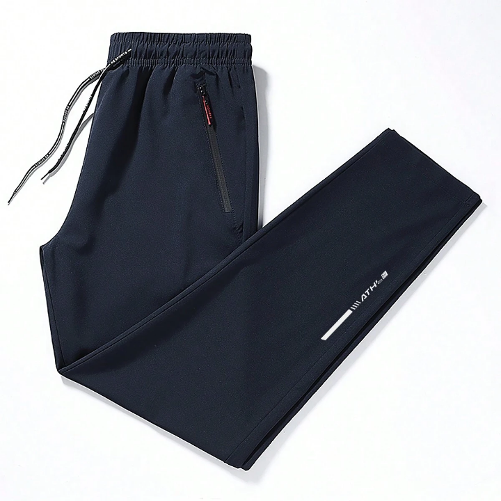 Sports Ice Silk Pants, Men's Summer Casual Pants, Loose Fit, Quick Dry, Outdoor Trousers