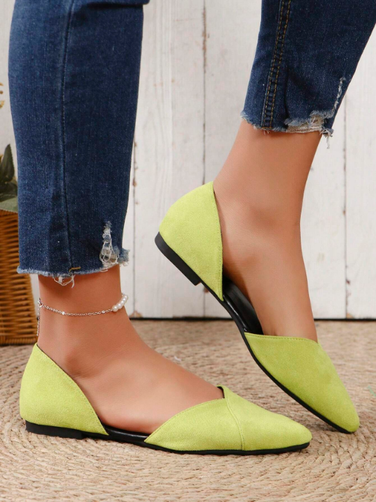 New Arrivals Plus Size Women's Summer Pointed Toe Lightweight Slip-Resistant Flat Shoes Wholesale