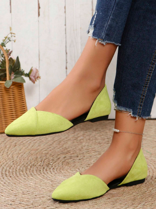 New Arrivals Plus Size Women's Summer Pointed Toe Lightweight Slip-Resistant Flat Shoes Wholesale