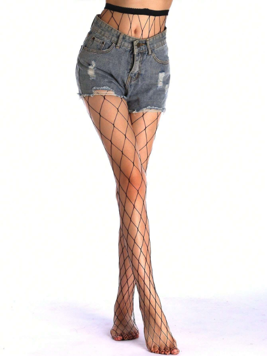 2 Pairs Women's Fishnet Tights