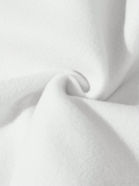 Manfinity Basics Men's Solid Color Drop-Shoulder Long Sleeve Casual Hoodie