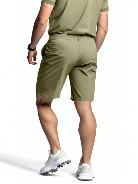 Manfinity Homme Men's Pure Color Shorts For Summer