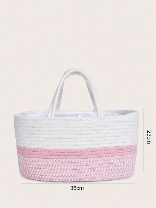 Woven Handheld Diaper Storage Bag