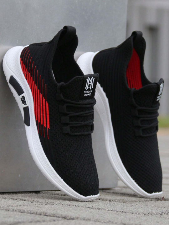 Men's Sports Casual Sneakers, All-Match White Shoes, Anti-Slip Wear-Resistant Soft Sole, Breathable Mesh Single Shoes, 2023 New Arrival