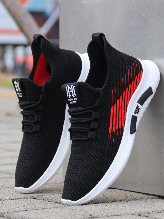 Men's Sports Casual Sneakers, All-Match White Shoes, Anti-Slip Wear-Resistant Soft Sole, Breathable Mesh Single Shoes, 2023 New Arrival