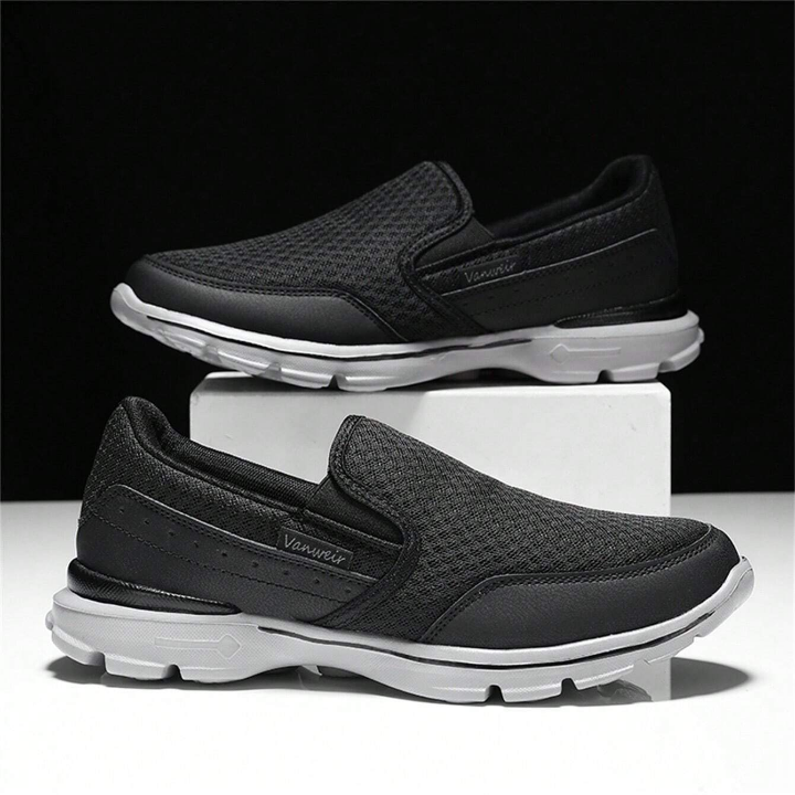 Men Lightweight Slip-On Walking Shoes Casual Loafers