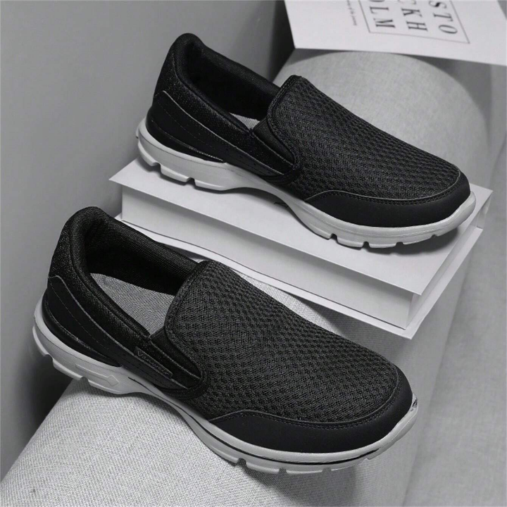 Men Lightweight Slip-On Walking Shoes Casual Loafers