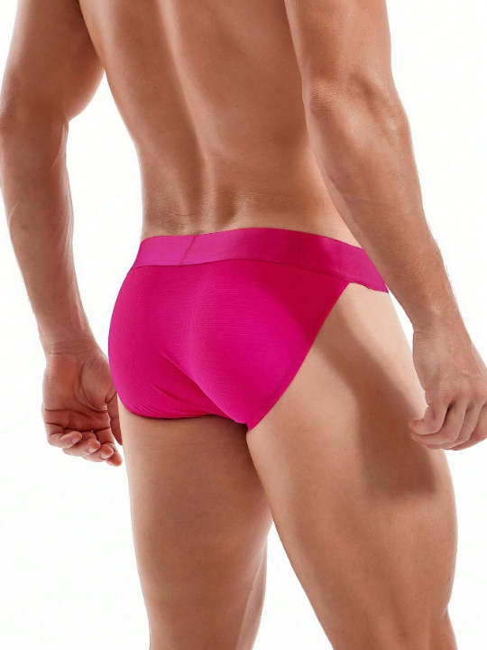 Jockmail Men's High Cut Breathable Mesh Sport Fitness Triangle Underwear, 1pc