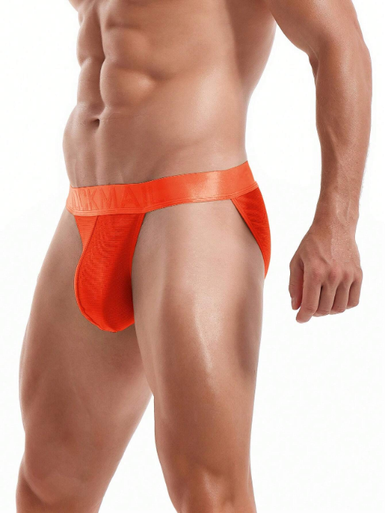 Jockmail Men's High Cut Mesh Breathable Sports Triangle Underwear, 1pc
