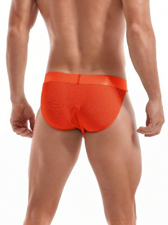 Jockmail Men's High Cut Mesh Breathable Sports Triangle Underwear, 1pc
