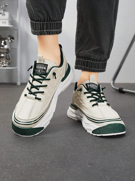 Men Shoes 2024 New Trendy Casual Sneakers With Thick Sole And Increased Height For Summer Breathable Sports Shoes