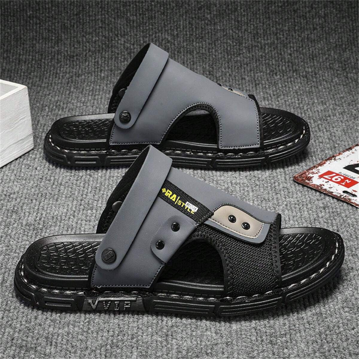 Men's Trendy Outdoor Summer Sandals Casual Dual-Purpose Slippers For Beach And Driving