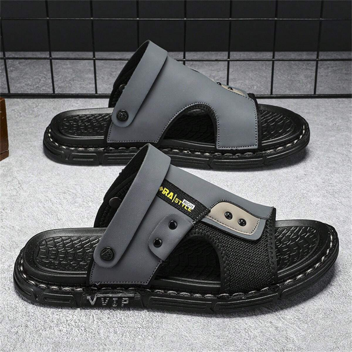 Men's Trendy Outdoor Summer Sandals Casual Dual-Purpose Slippers For Beach And Driving