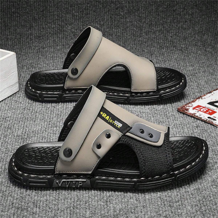 Men\ Trendy Summer Sandals Casual Driving Beach Slippers Outdoor Flip Flops