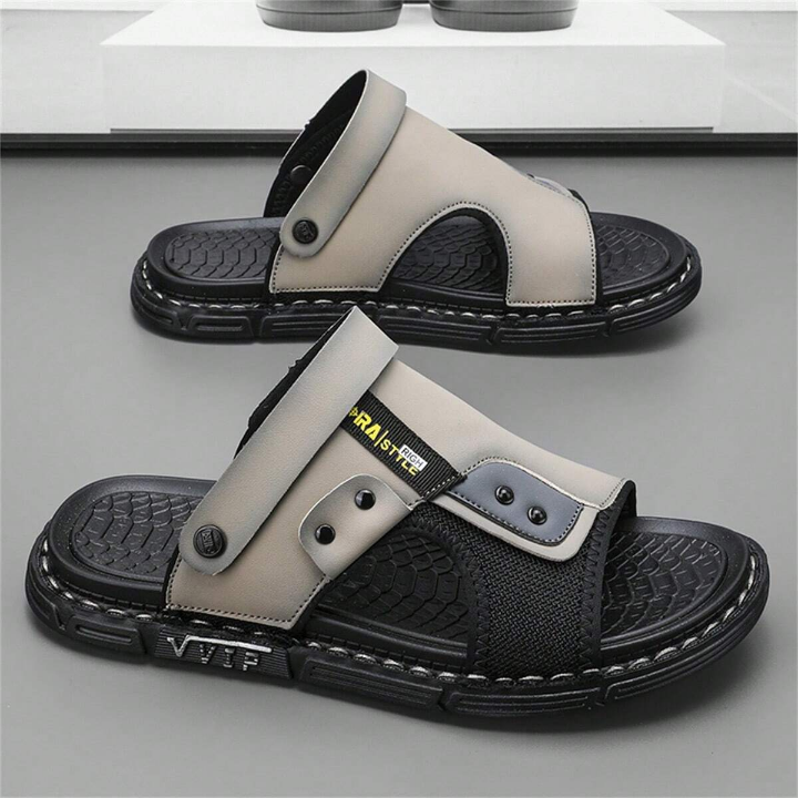 Men\ Trendy Summer Sandals Casual Driving Beach Slippers Outdoor Flip Flops