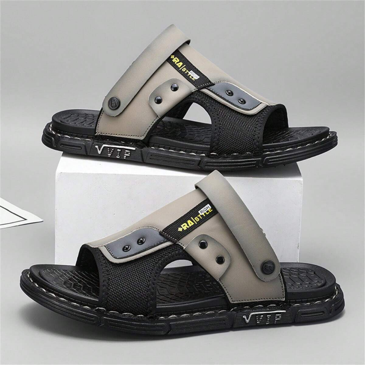 Men\ Trendy Summer Sandals Casual Driving Beach Slippers Outdoor Flip Flops