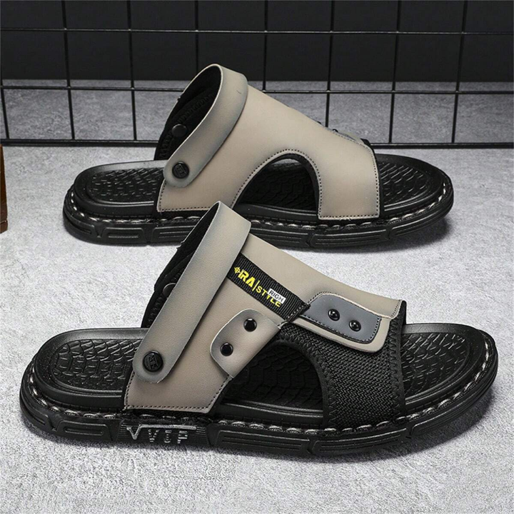 Men\ Trendy Summer Sandals Casual Driving Beach Slippers Outdoor Flip Flops