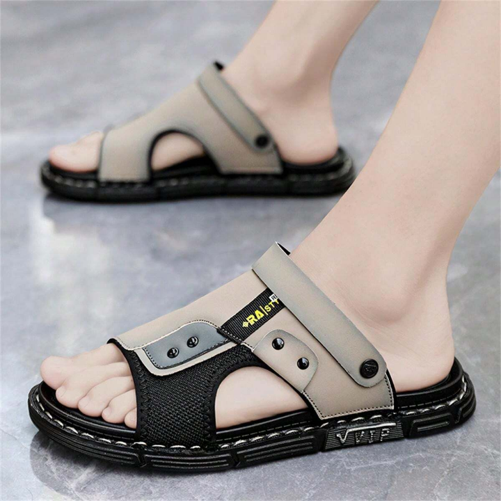 Men\ Trendy Summer Sandals Casual Driving Beach Slippers Outdoor Flip Flops