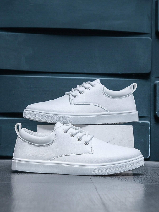 Men Fashionable Simple And Comfortable Casual Sports Shoes Vulcanized Shoes Non-Slip Four Seasons All-Match Style Casual Sports Shoes Vulcanized Shoes