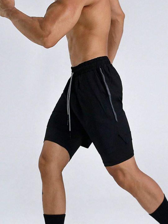 Fitness Men's Drawstring Waist Summer Casual Sports Shorts