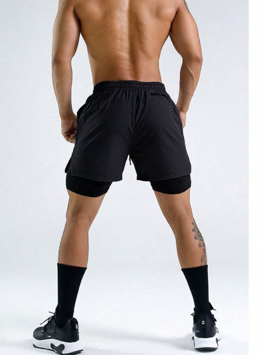 Fitness Men's Drawstring Waist Summer Casual Sports Shorts