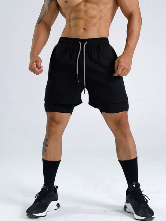 Fitness Men's Drawstring Waist Summer Casual Sports Shorts