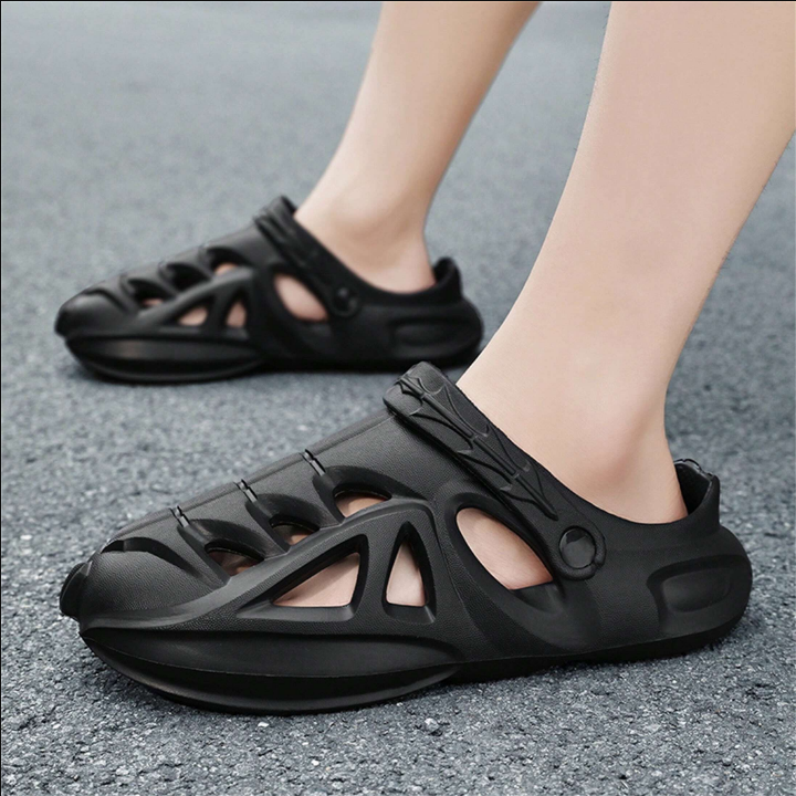 Men Summer 2024 New Casual Slippers Anti-Slip Soft Sole Outdoor Sports Sandals With Quiet Sole