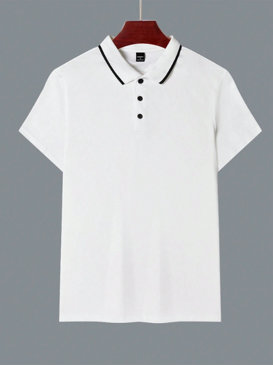 Manfinity Mode Men's Short Sleeve Polo Shirt