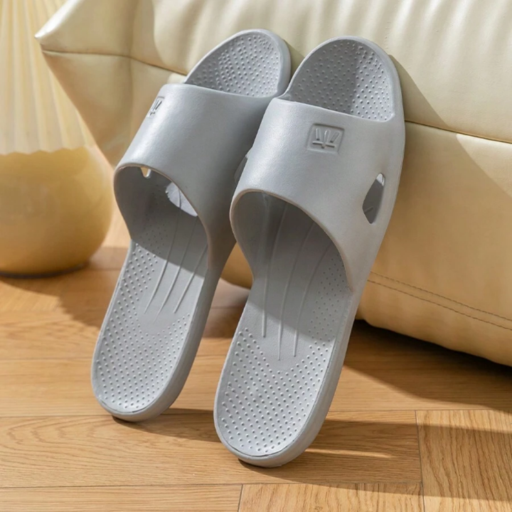 Summer Eva Slippers For Home, Travel, Couple Lightweight Quick-Drying Bathroom Slippers Anti-Slip Flat Sandals