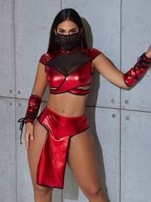 Roleplay Women's Martial Arts Attire Sexy Lingerie Set