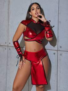 Roleplay Women's Martial Arts Attire Sexy Lingerie Set