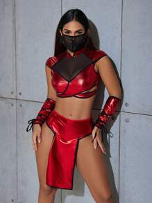 Roleplay Women's Martial Arts Attire Sexy Lingerie Set