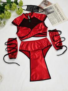 Roleplay Women's Martial Arts Attire Sexy Lingerie Set