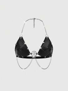 ROMWE Grunge Punk Gothic Sexy Lingerie Set