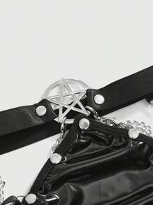 ROMWE Grunge Punk Gothic Sexy Lingerie Set