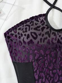 Women's Burnt Purple Hot Fabric U-Neck Dress