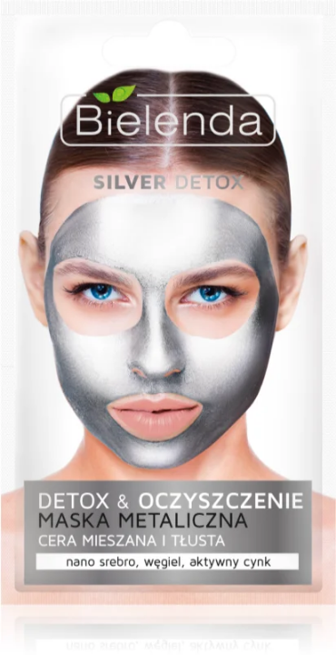 Bielenda Metallic Masks Silver Detox