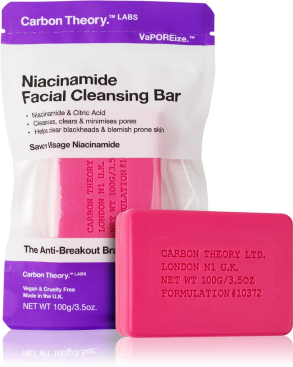 Carbon Theory Facial Cleansing Bar Niacinamide