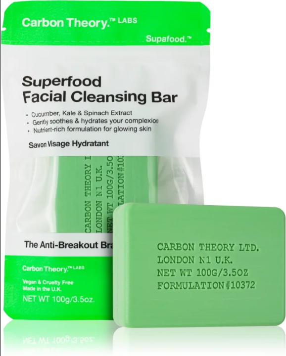 Carbon Theory Facial Cleansing Bar Superfood