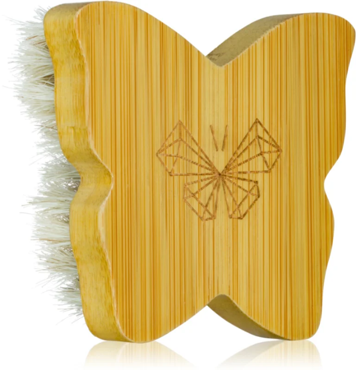 Crystallove Bamboo Butterfly Agave Face Brush Travel Size