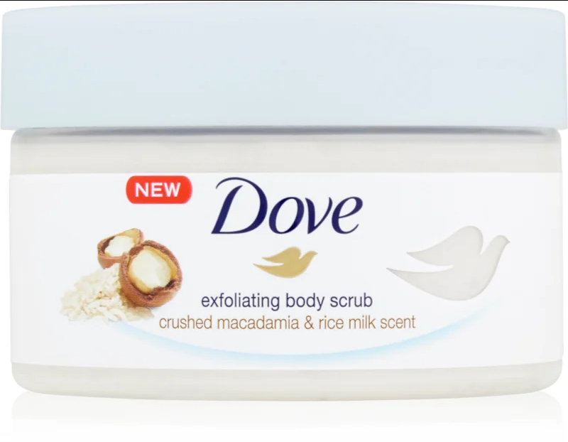 Dove Exfoliating Body Scrub Crushed Macadamia & Rice Milk