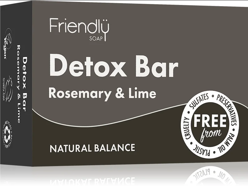 Friendly Soap Detox Bar Rosemary & Lime