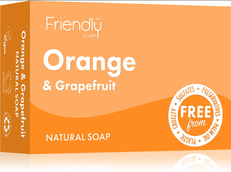 Friendly Soap Natural Soap Orange & Grapefruit