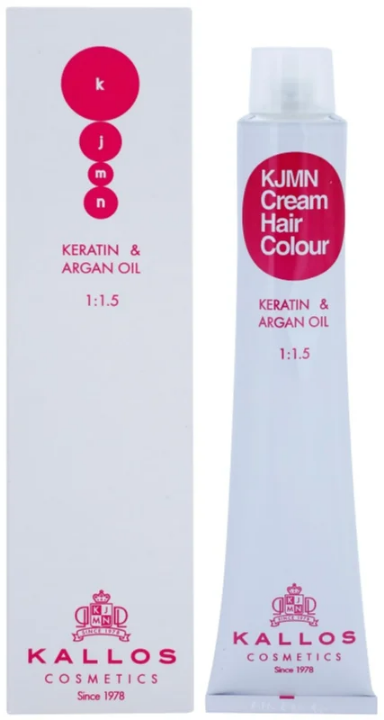 Kallos KJMN Cream Hair Colour Keratin & Argan Oil