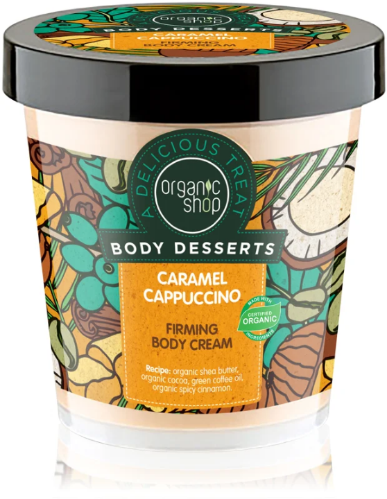 Organic Shop Body Desserts Caramel Cappuccino