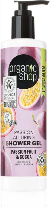 Organic Shop Passion Fruit & Cocoa